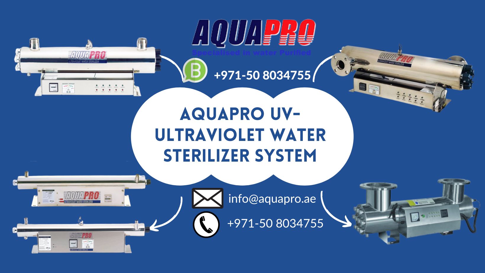  UV-Ultraviolet Water Sterilizer System